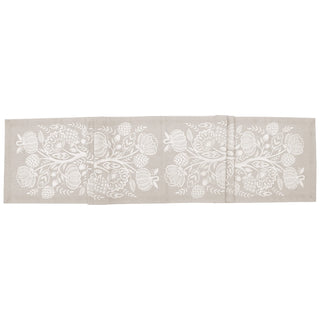 Francis Cream Cotton Table Runner