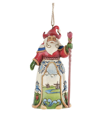 Jim Shore Santas Around The World: Dutch Santa Ornament