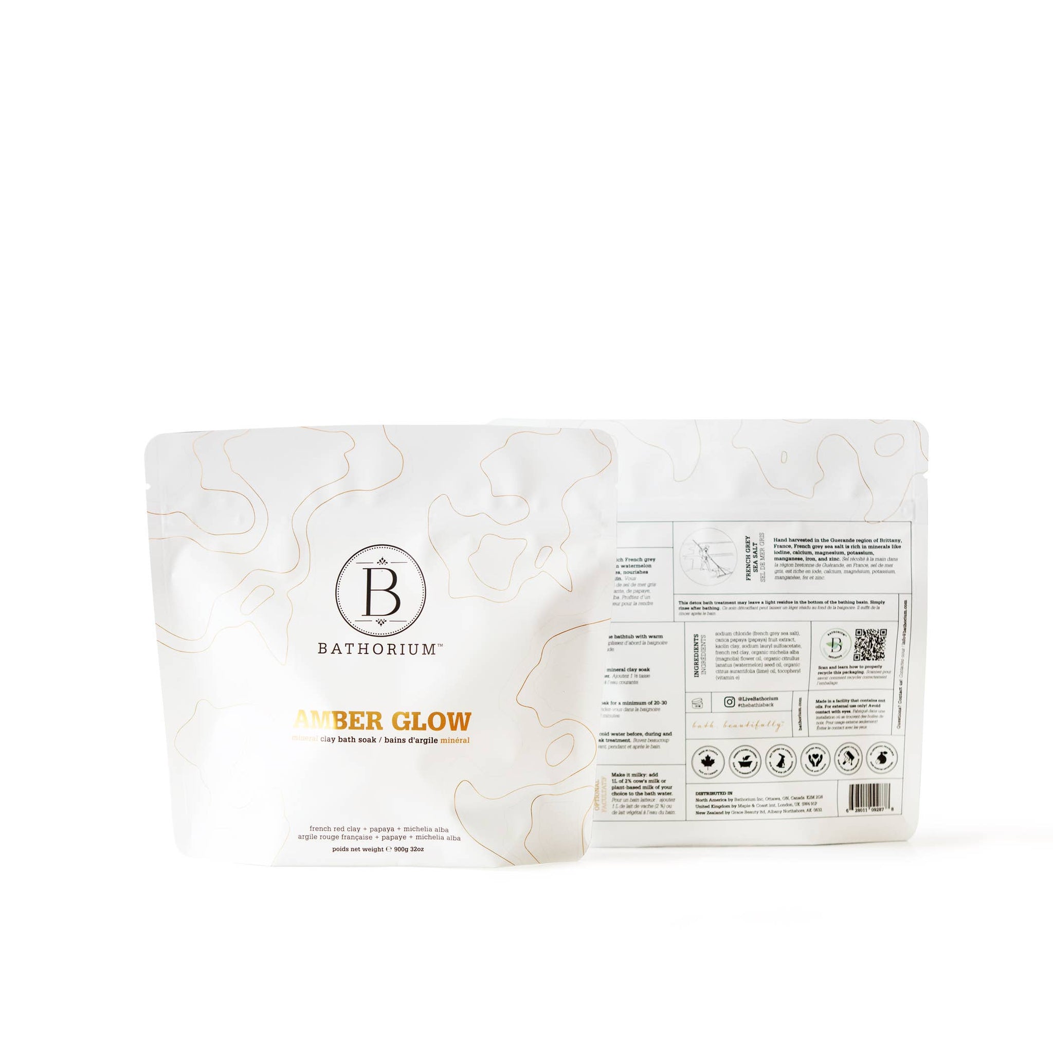 Bathorium Amber Glow Mud Mineral Soak 900g