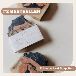 Tobacco Leaf Soap Bar - # 2 Bestseller - Canadian Made