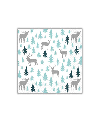 Old Country Design Earth Xmas Luncheon Napkin