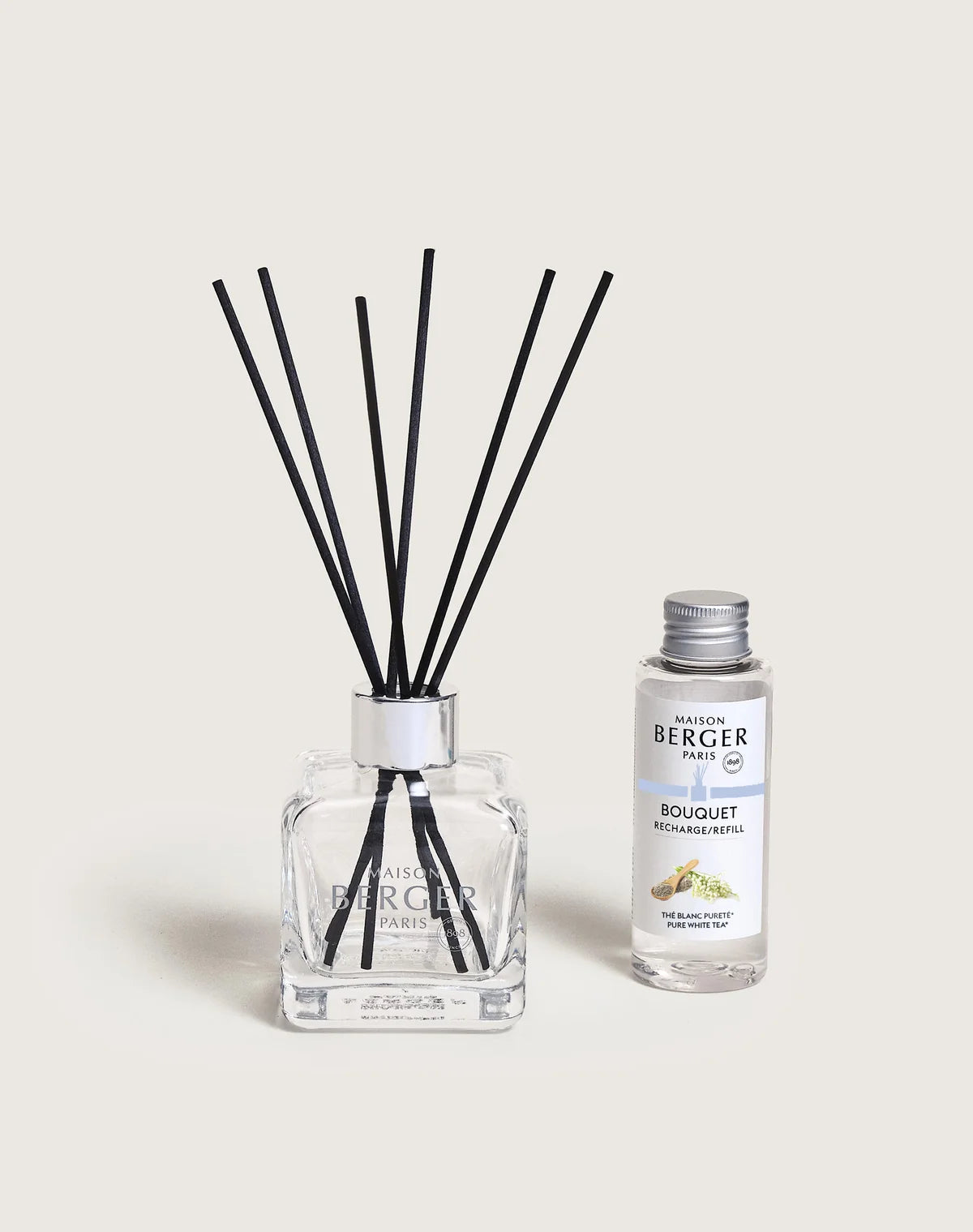 Maison Berger Pure White Tea Cube Reed Diffuser