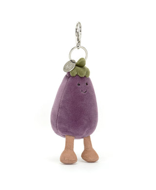 Jellycat Vivacious Eggplant Bag Charm