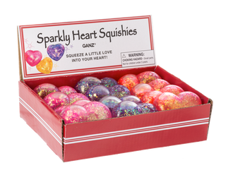 Sparkly Heart Squishies
