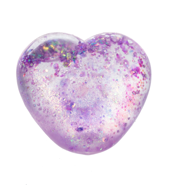 Sparkly Heart Squishies