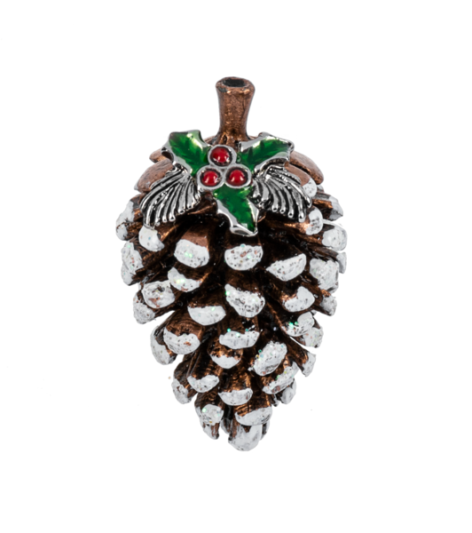 The Little Winter Pinecone Charms