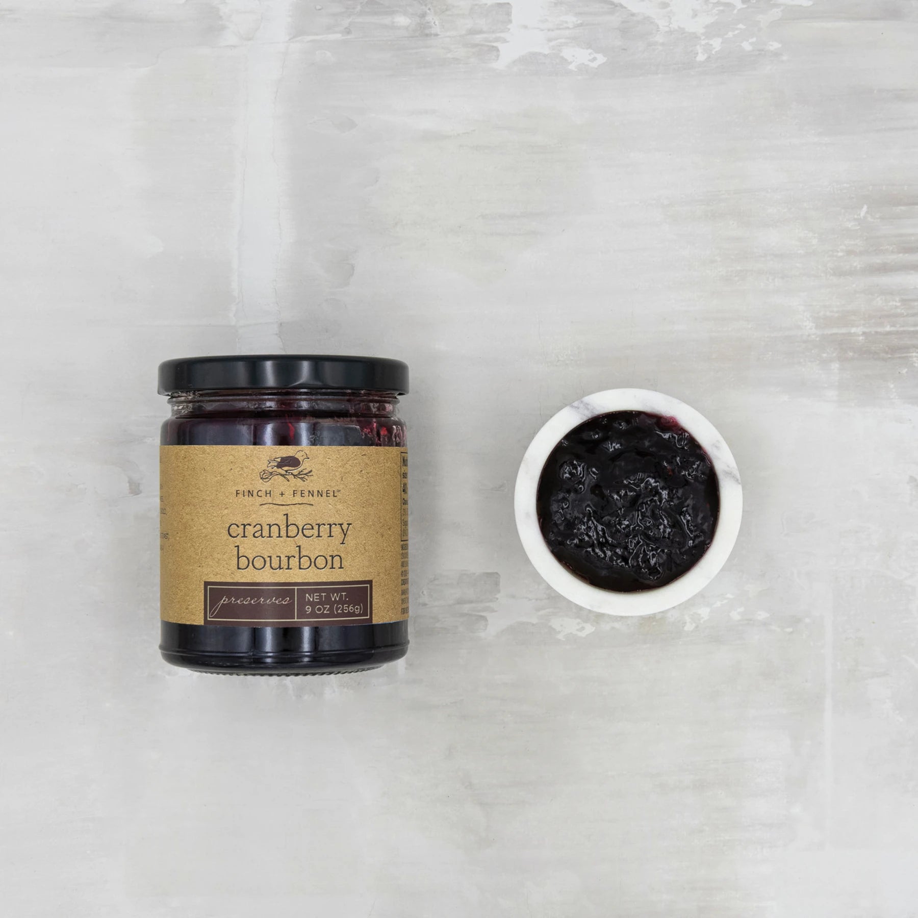 Finch & Fennel Cranberry Bourbon Preserves