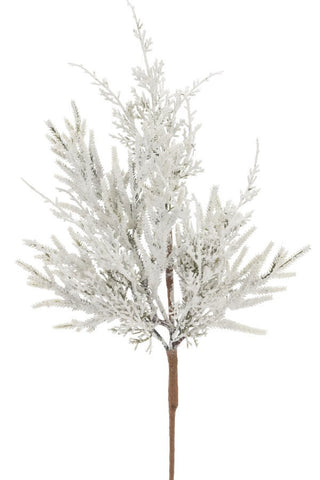 Flocked Cedar Pick