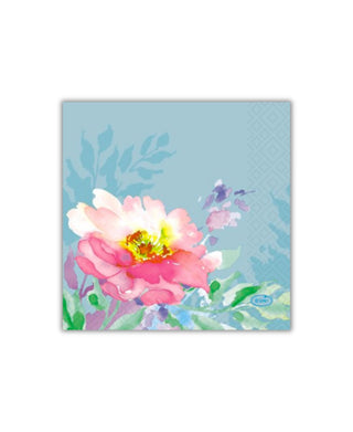 Old Country Design Flowy Floral Cocktail Napkin