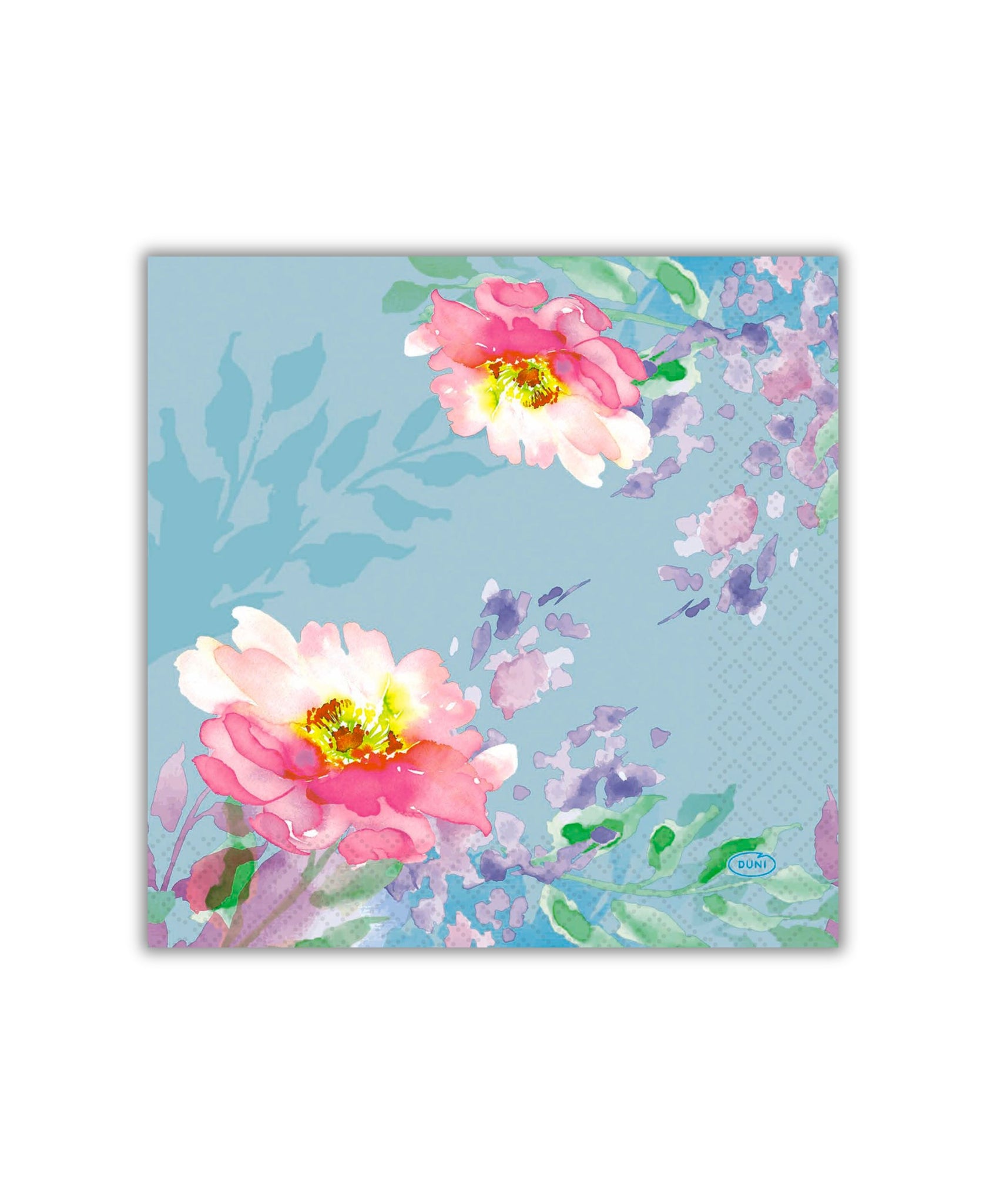 Old Country Design Flowy Floral Luncheon Napkin