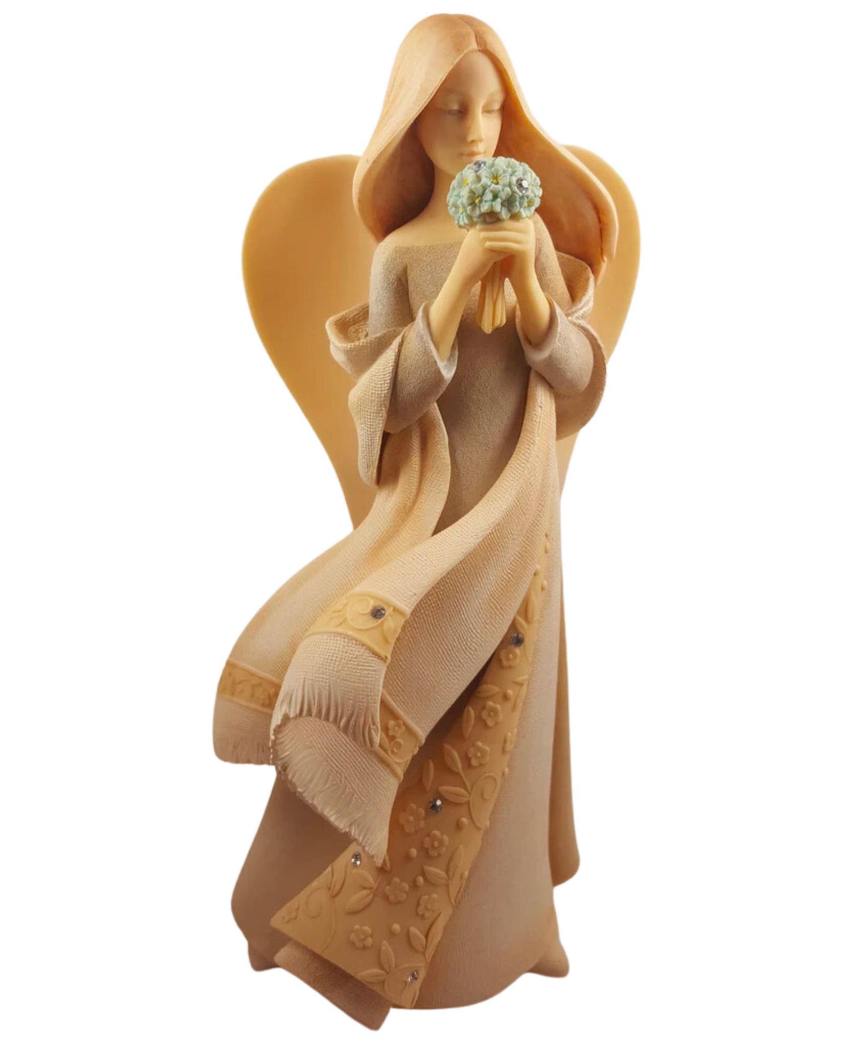 Foundations Forget-Me-Not Angel Figurine