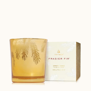 Thymes Frasier Fir Gilded Poured Candle 13oz
