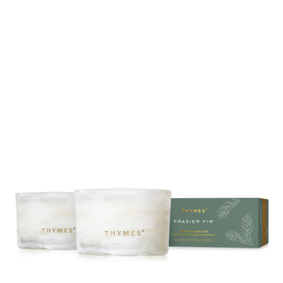 Thymes Frasier Fir Tidings Poured Candle Set
