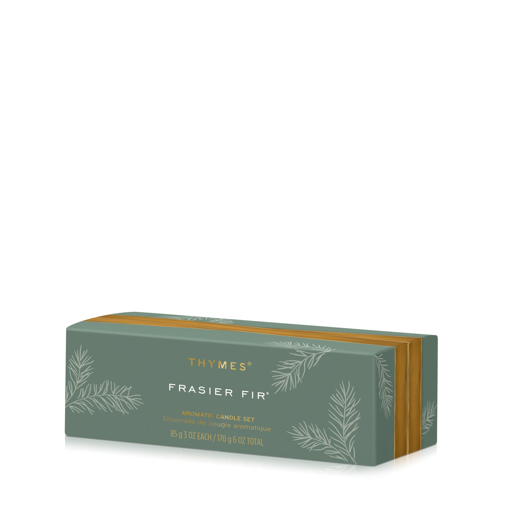 Thymes Frasier Fir Tidings Poured Candle Set