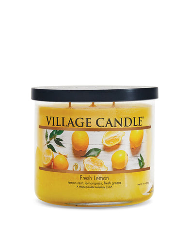 Village Candle Fresh Lemon 14 oz Candle