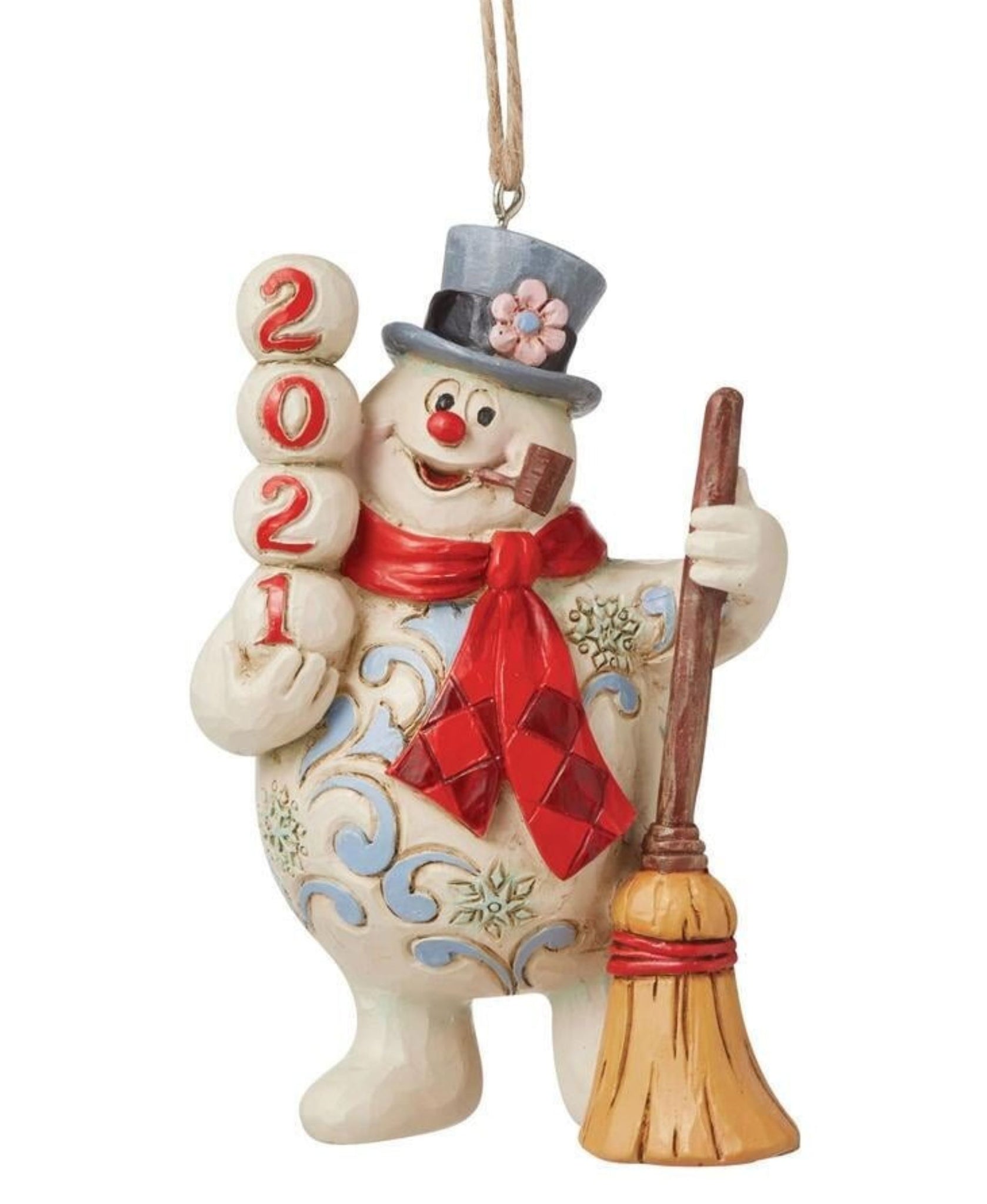 Jim Shore Frosty The Snowman: Frosty Dated 2021 Ornament