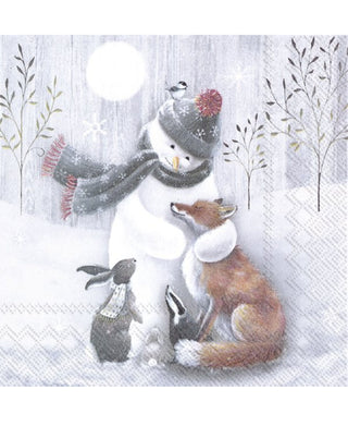 Ihr Frosty Hug Lunch Napkins