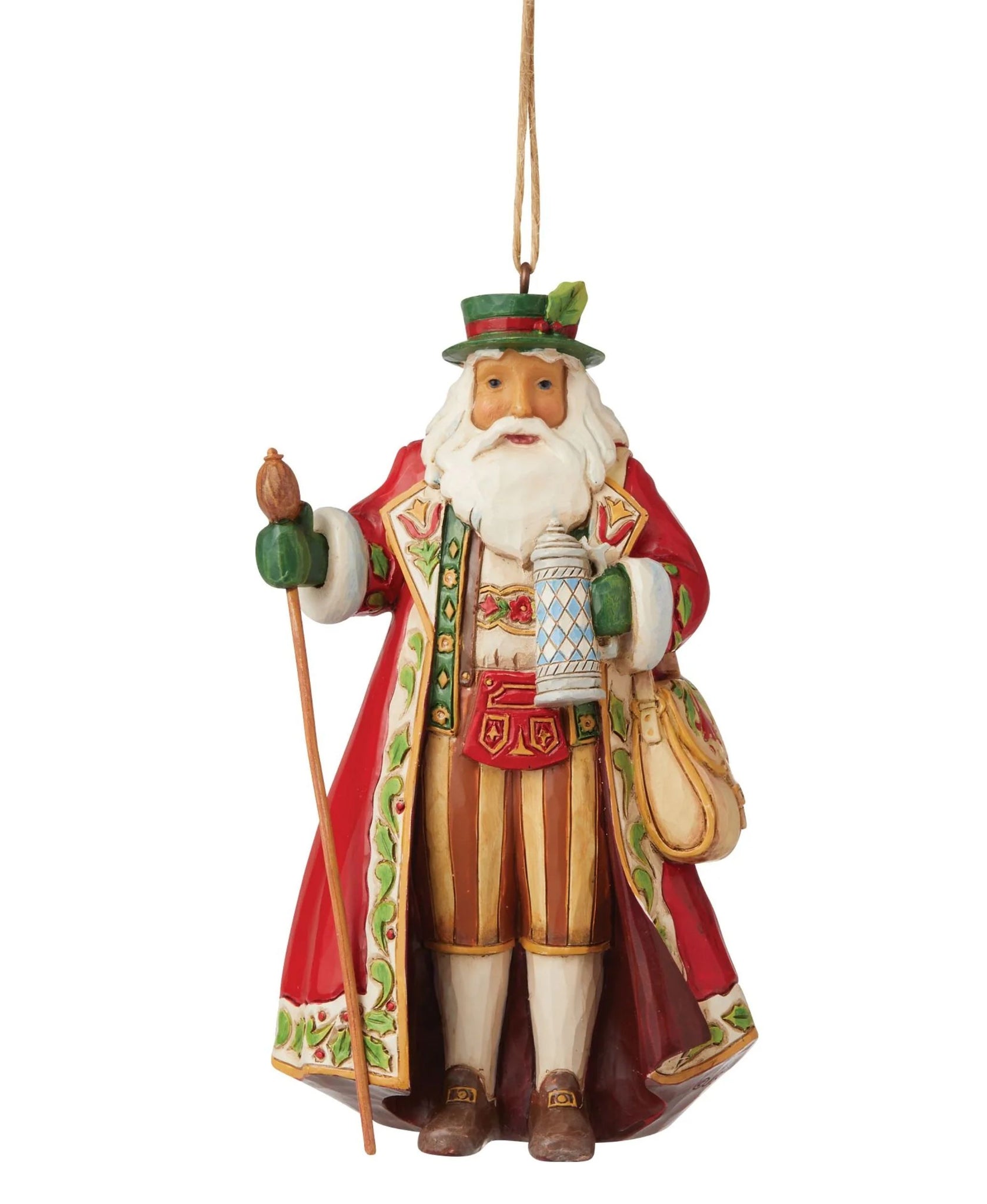 Jim Shore: German Santa Hanging Ornament