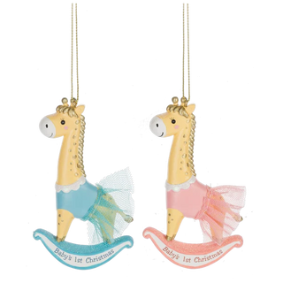 Baby's First Christmas Giraffe Ornament