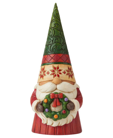 Jim Shore Gnomes: Decorating Gnome And Hearth