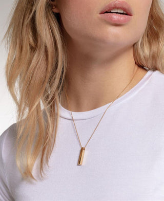 Thomas Sabo Cuboid Necklace - Yellow Gold
