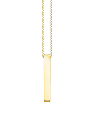 Thomas Sabo Cuboid Necklace - Yellow Gold