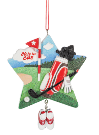 Hole In One Golf Ornament