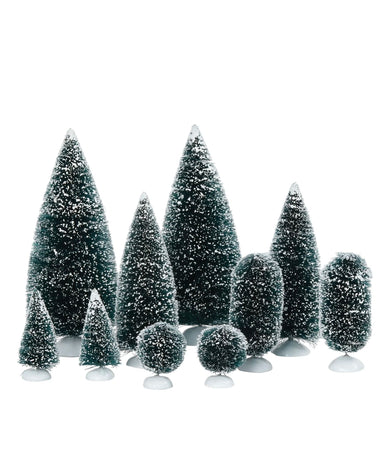 Department 56 Village Accessories Bag O Frosted Topiaries