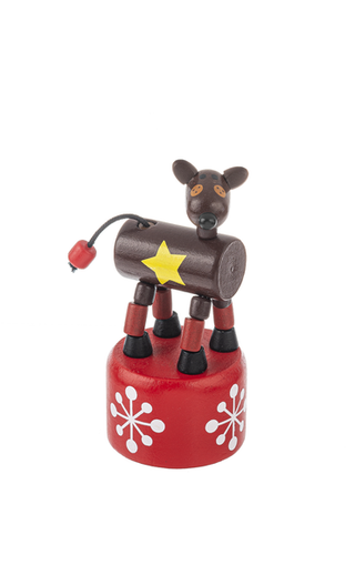 Ganz Holiday Wooden Push Puppets