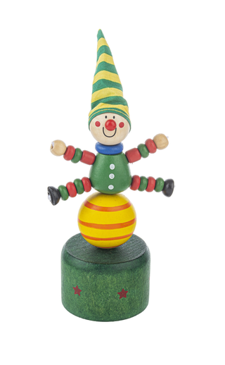 Ganz Holiday Wooden Push Puppets