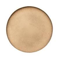 Round Decorative Textured Metal Tray - Gold Finish