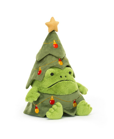 Jellycat Christmas Tree Ricky Rain Frog