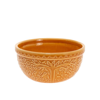 Leaf Embossed Bowl - Small - Saffron
