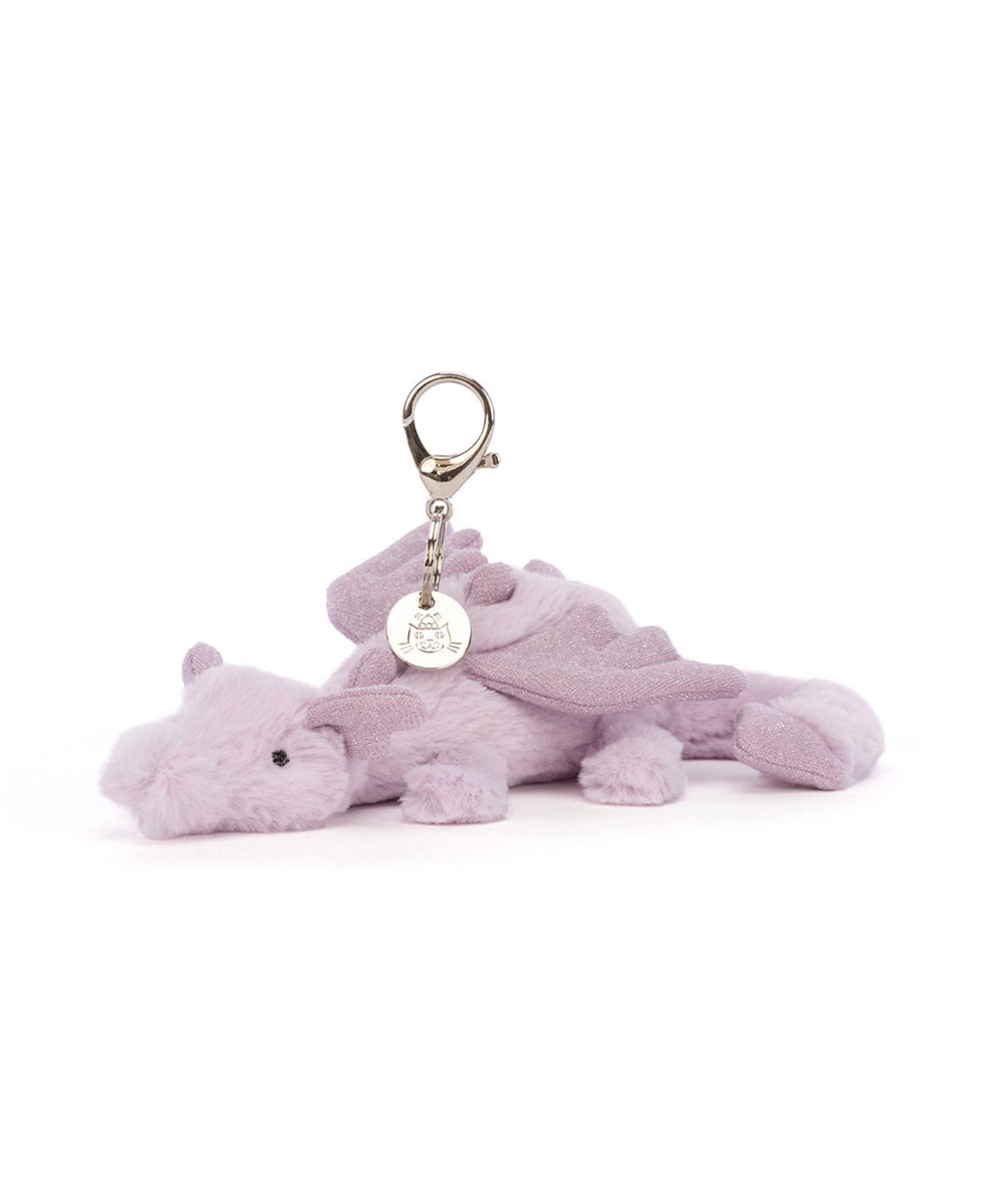 Jellycat Lavender Dragon Bag Charm