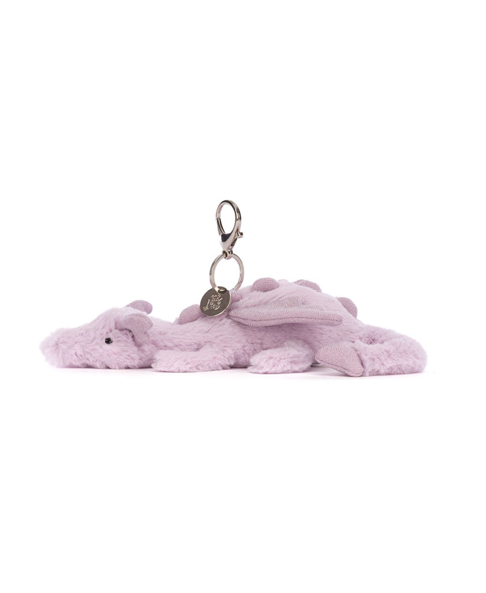 Jellycat Lavender Dragon Bag Charm