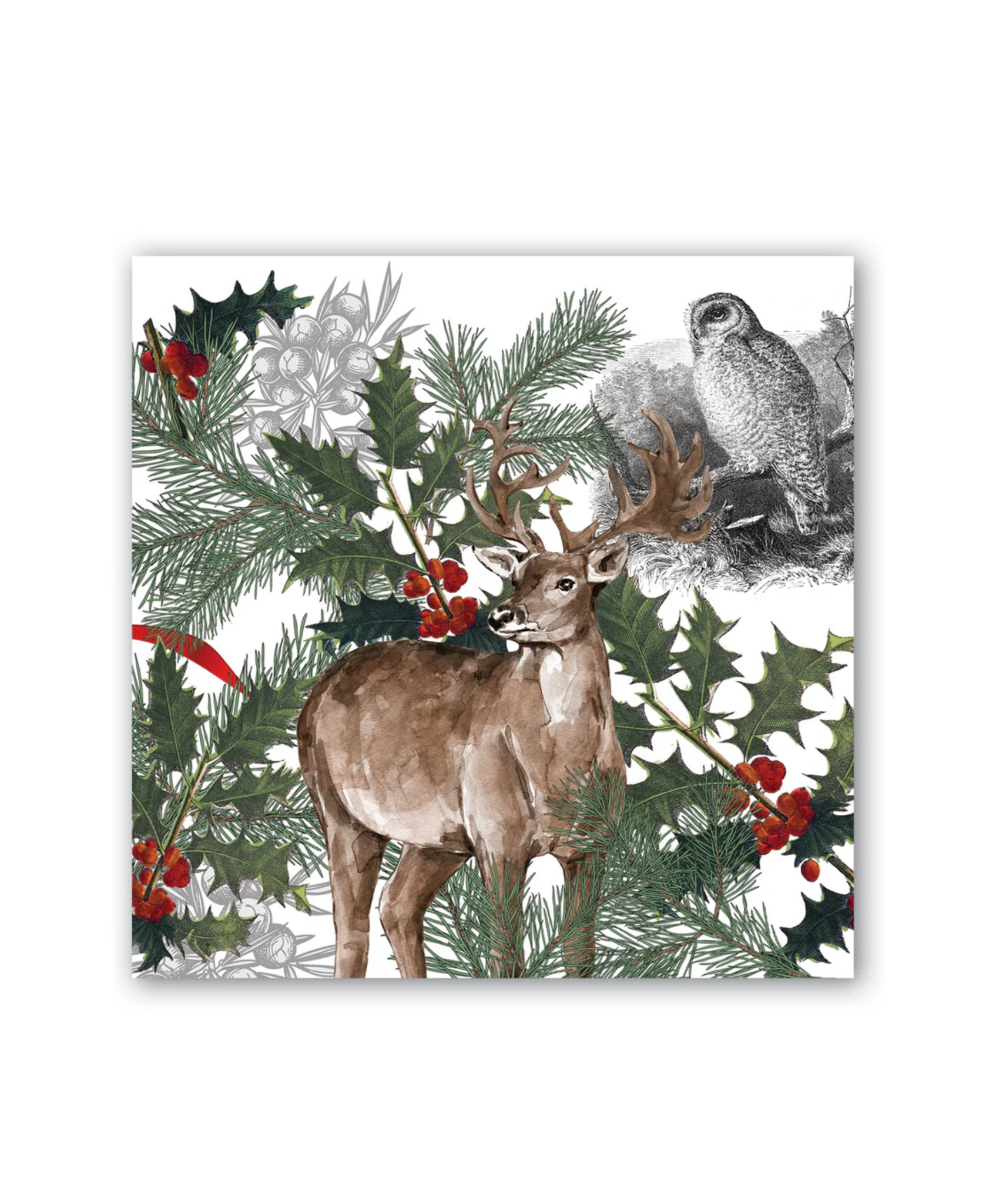 Michel Design Works Winter Woodland Cocktail Napkins