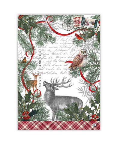 Michel Design Works Winter Woodland Kitchen Towel