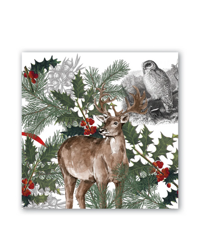 Michel Design Works Winter Woodland Luncheon Napkins