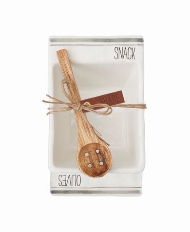 Mudpie Nuts Dip Snack Bowl