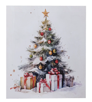 LED Light Up Christmas Tree Canvas