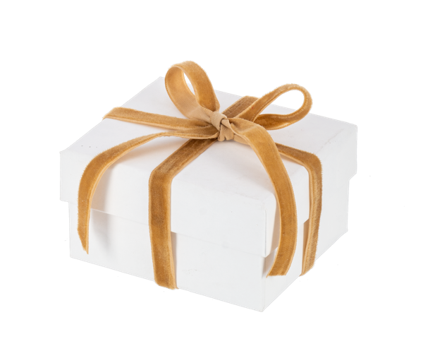 Le Grand Noel Velvet Ribbon 4 Pc. Set Wood Box