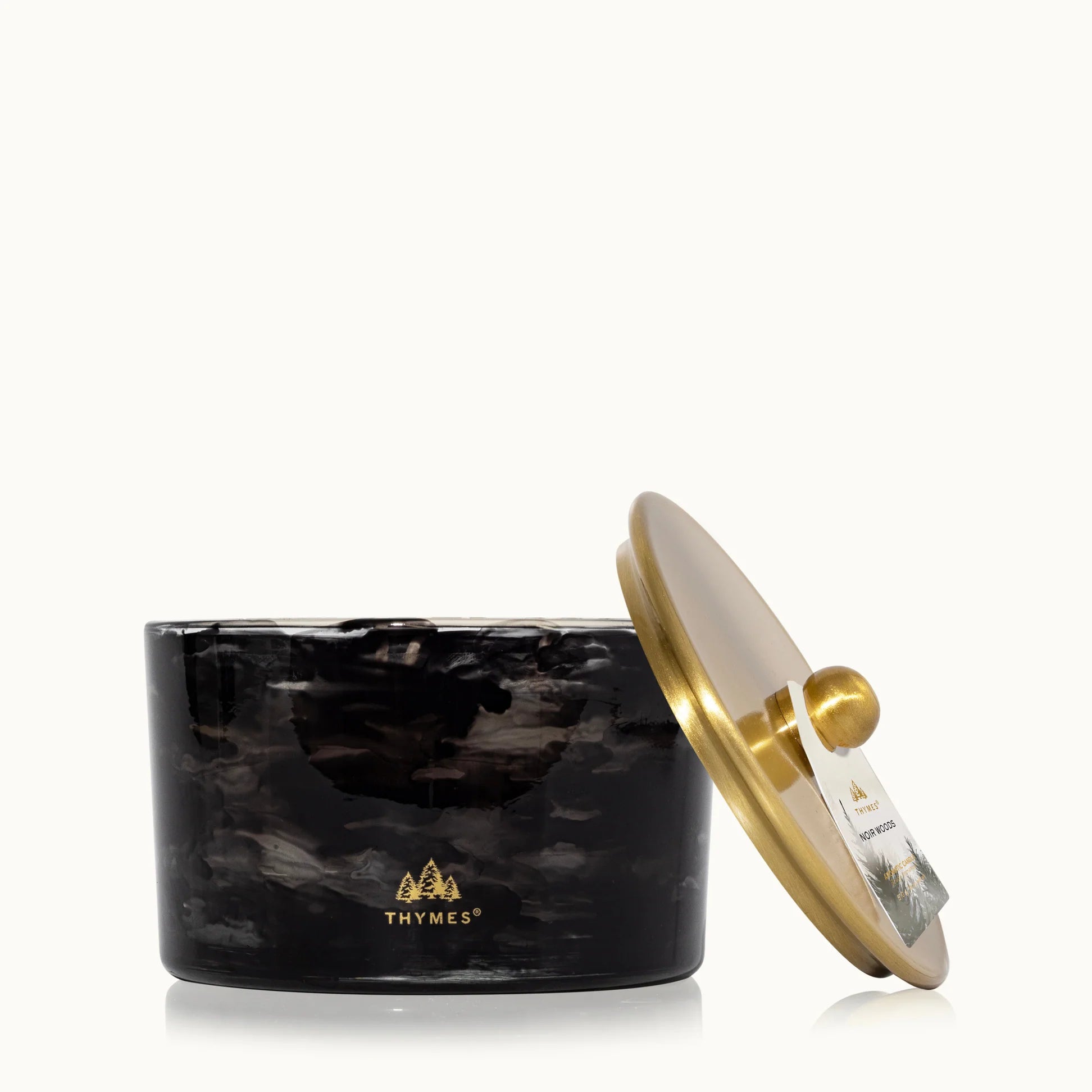 Thymes Noir Woods 3 Wick Candle