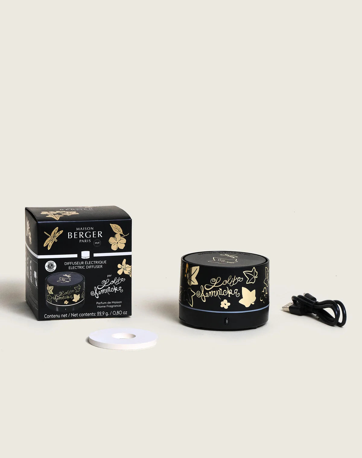 Nomad Electric Diffuser Black Lolita Lempicka - Maison Berger