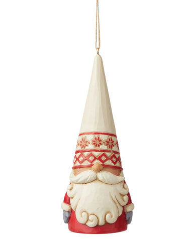 Jim Shore Gnomes: Nordic Noel Gnome Ornament