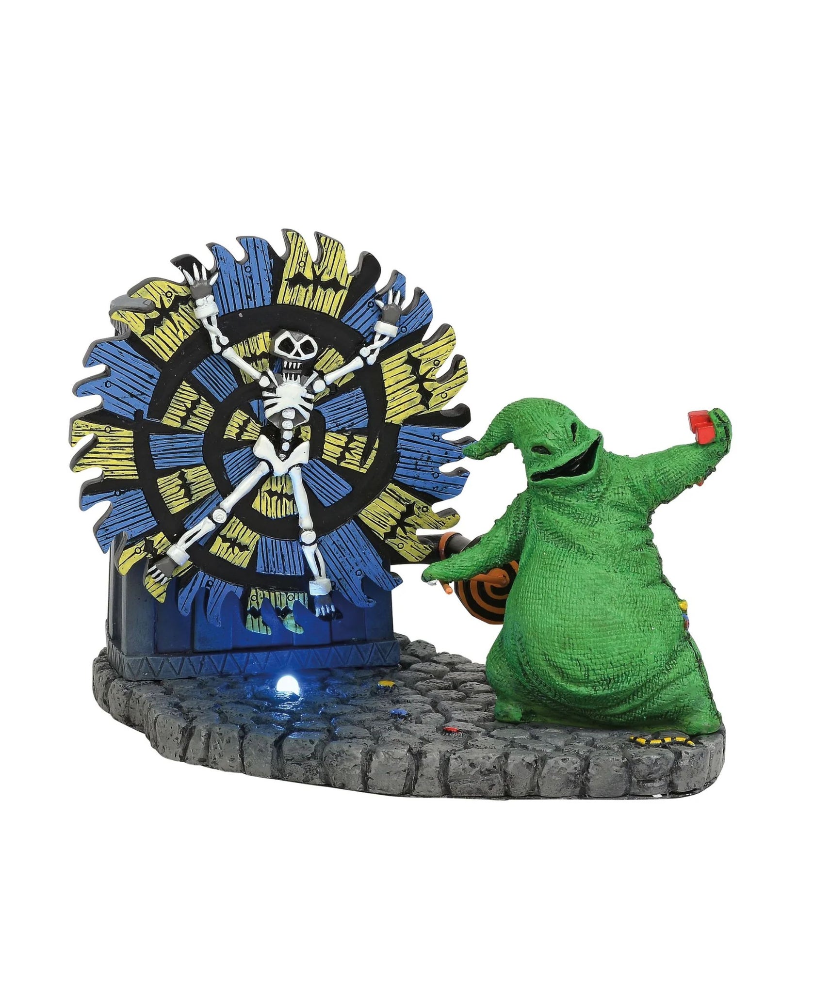 Department 56 Nightmare Before Christmas: Oogie Boogie Gives a Spin Figurine