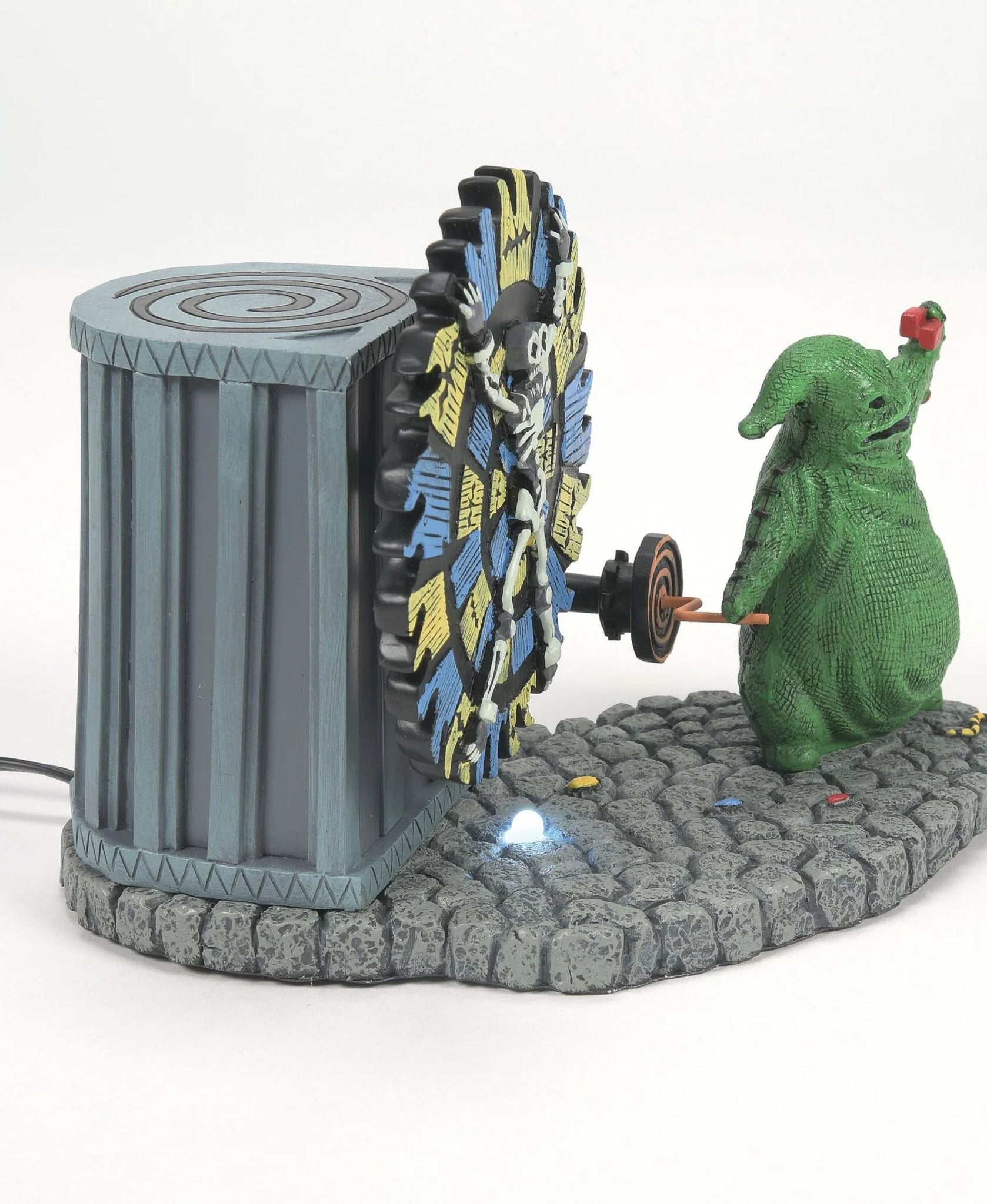 Department 56 Nightmare Before Christmas: Oogie Boogie Gives a Spin Figurine