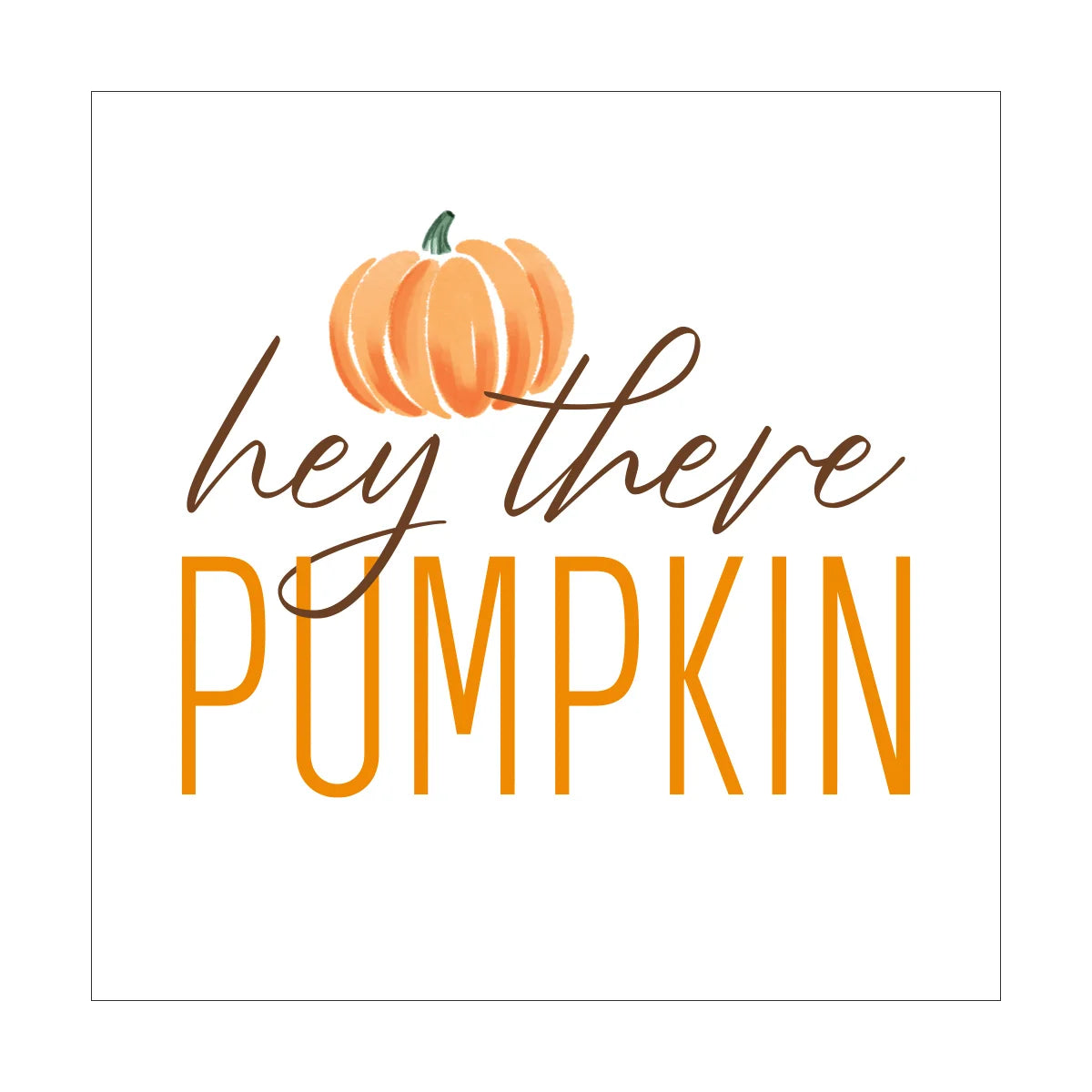 Quip Hey There Pumpkin Cocktail Napkin