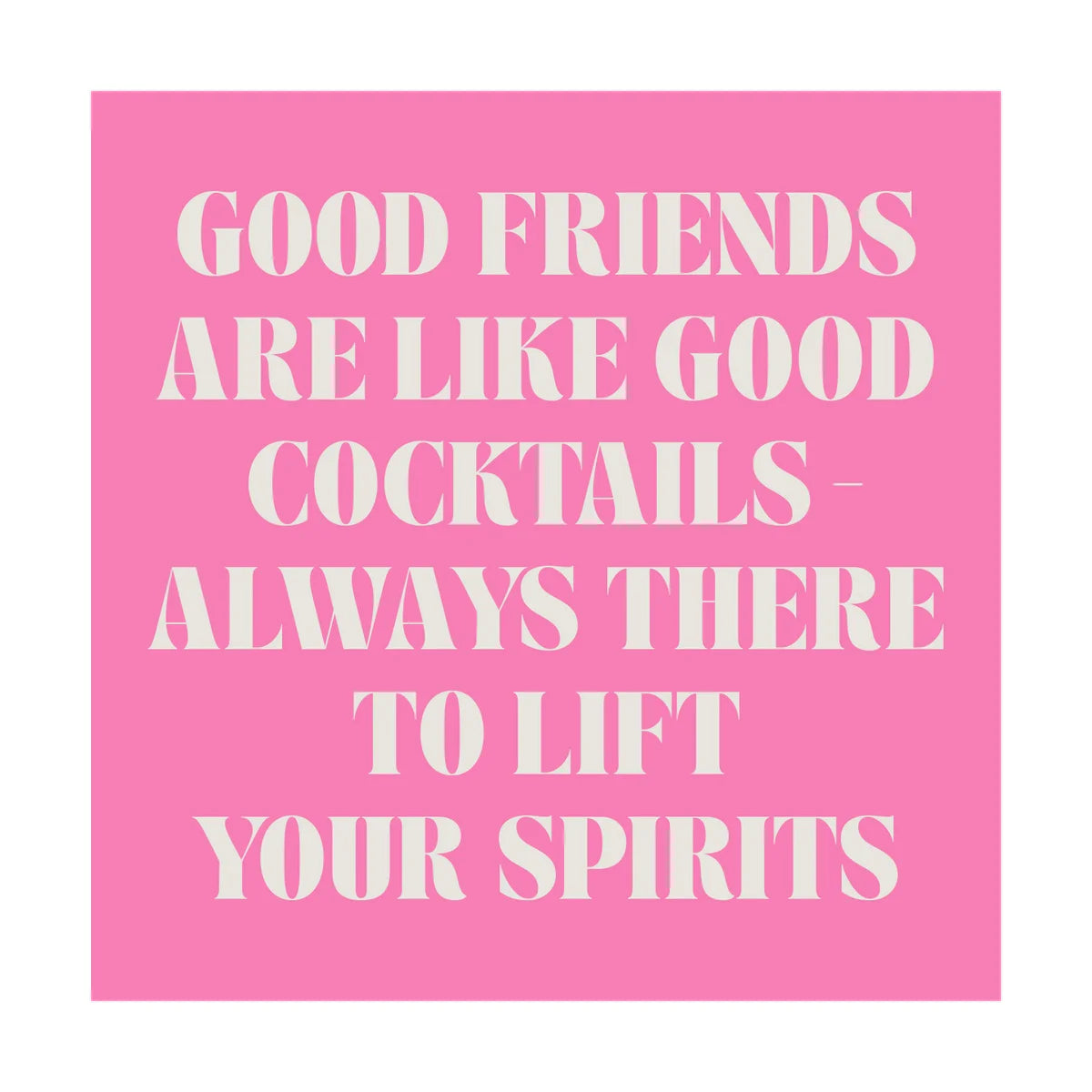 Quip Friends Cocktails Cocktail Napkins