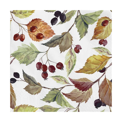 Colourful Leaves Luncheon Napkin