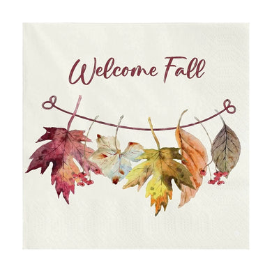 Welcome Fall Luncheon Napkin